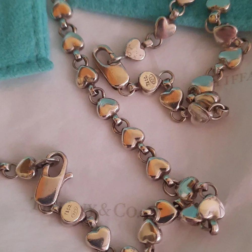 ON HOLD Tiffany & Co. Heart Necklace & Bracelet Set - Picture 5 of 5